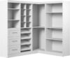 Bestar Pur 83W Walk-in Closet Organizer