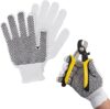 ABC PACK & SUPPLY PVC Dotted Cotton String Gloves With Grip