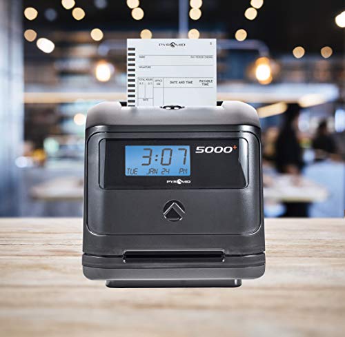 Pyramid Time Systems Model 5000 Auto Totaling Time Clock - Image 2