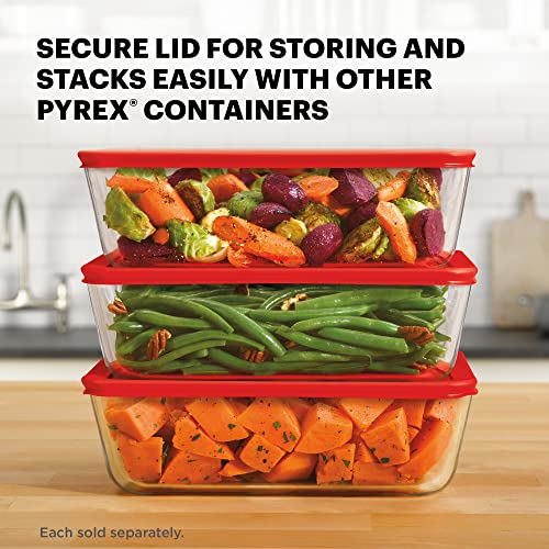 Pyrex Simply Store Glass Food Storage Container, 11 Cup - Image 4