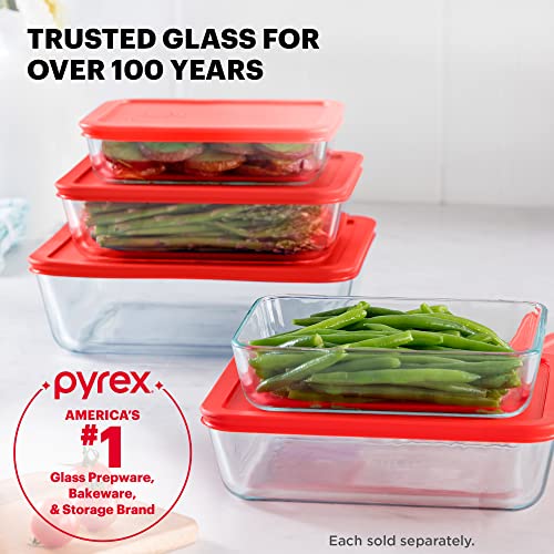 Pyrex Simply Store Glass Food Storage Container, 11 Cup - Image 5