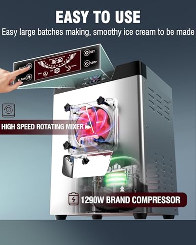 PYY Gelato Hard Ice Cream Machine 1400W - Image 5