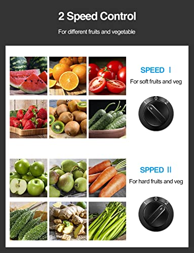 QCen Juicer Machine, 500W Centrifugal Extractor - Image 3
