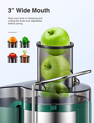 QCen Juicer Machine, 500W Centrifugal Extractor - Image 2