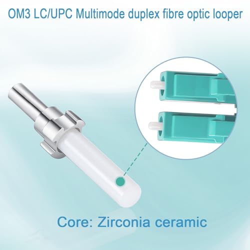 QIANRENON LC Multimode Duplex Fibre Optic Loopback Adapter - Image 4