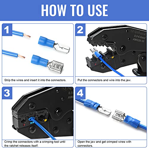 Qibaok 1500pcs Insulated Electrical Wire Connectors Kit - Image 4
