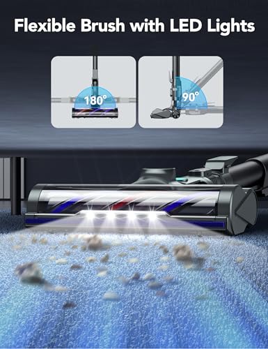 QikCln Cordless Vacuum Cleaner, 8-in-1, Rechargeable - Image 4
