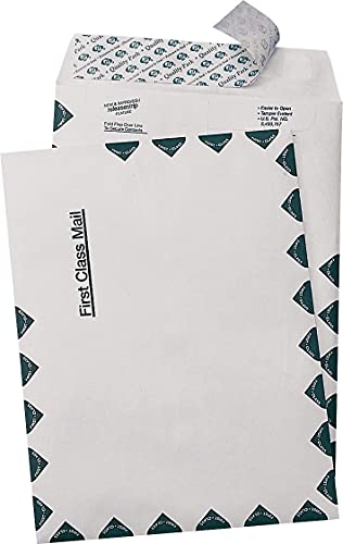 Quality Park Tyvek Open-End Envelope, 12"x15-1/2", 100/BX - Image 2