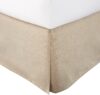 Levtex Home Queen Size Faux Linen Dust Ruffle