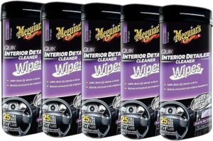 Meguiar’s Quik Interior Detailer Wipes 25 – 7″ X 9