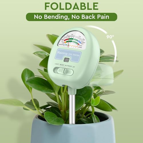 Raintrip 4-In-1 Soil Tester, No Battery Required - Image 3