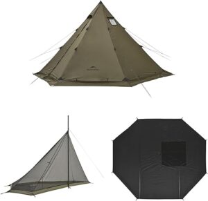 Naturehike Ranch Fire Teepee Tent With Inner