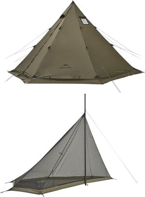 Naturehike Ranch Fire Teepee Tent With Stove Jack