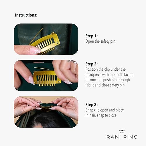 Rani Pins Premium Extra Strong Chunni Clips - Image 4
