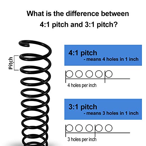 RAYSON 1-Inch Plastic Spiral Binding Coil, 50-Pack - Image 4