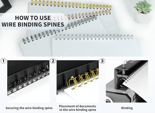 RAYSON Double Loop Wire Binding Spines, 3/4 Inch - Image 4