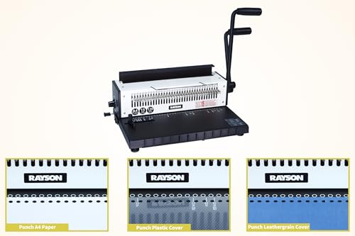 RAYSON TD-1500B34R Binding Machine, 3:1 Wire-O Binder - Image 4
