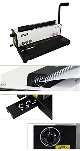 RAYSON TD1202 Binding Machine, 3:1 Pitch Wire Binder - Image 3