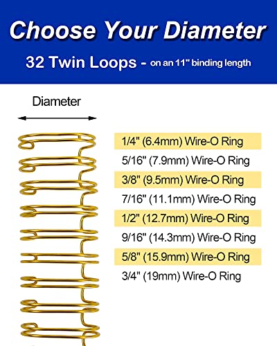 RAYSON WR32159M Wire Binding Spines, Multicolor - Image 5