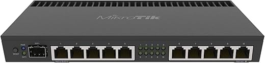 MikroTik RB4011 Ethernet 10-Port Gigabit Router (RB4011iGS+RM)