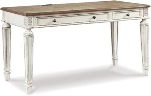 Signature Design by Ashley Realyn Farmhouse 60″ Home Office Desk