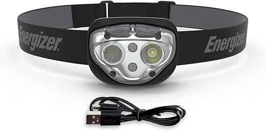 Energizer Rechargeable LED Headlamp Pro400, Water Resistant