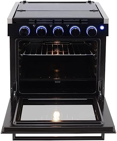 RecPro RV Stove Black Finish Gas Range - Image 5