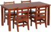 ECR4Kids Rectangular Hardwood Table And Chair Set