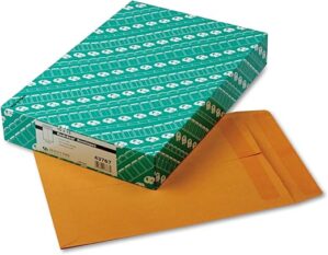 Quality Park Redi-Seal Catalog Envelope, 10 x 13, Brown Kraft