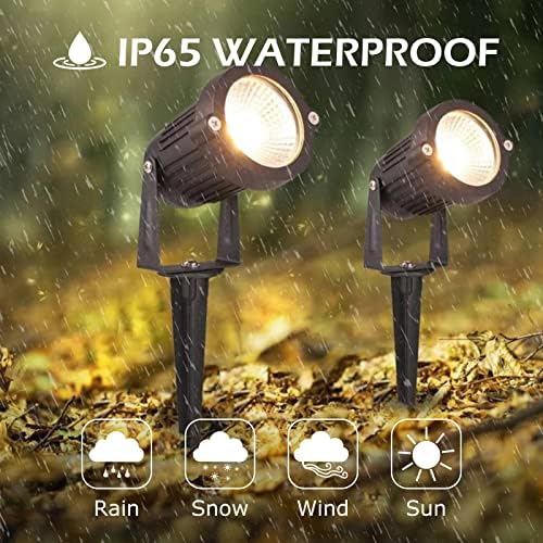 REEGOLD 7W LED Landscape Lights Outdoor, 6 Pack - Image 3
