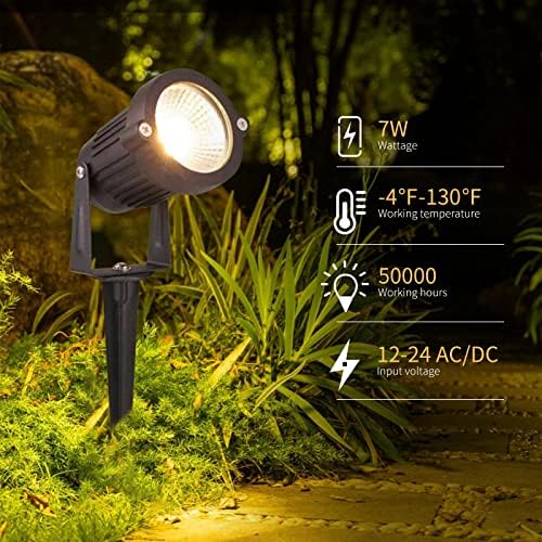 REEGOLD 7W LED Landscape Lights Outdoor, 6 Pack - Image 2