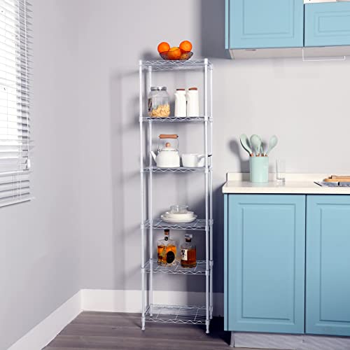 REGILLER 6 Wire Shelving Steel Storage Rack - Image 3
