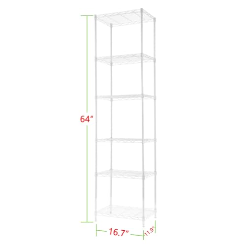 REGILLER 6 Wire Shelving Steel Storage Rack - Image 4
