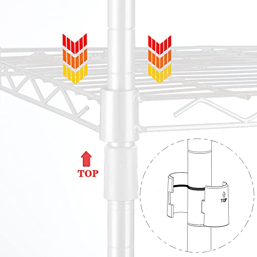 REGILLER 6 Wire Shelving Steel Storage Rack - Image 5