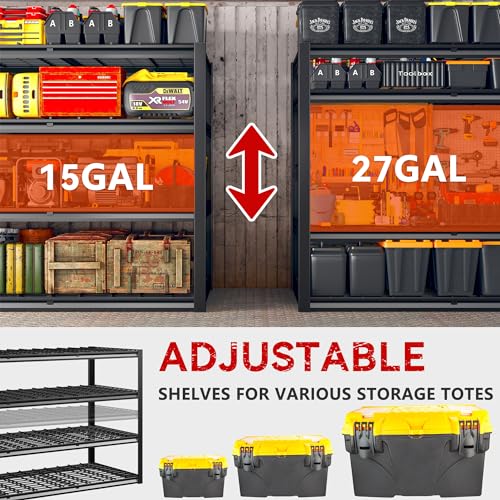 REIBII 60" W Heavy Duty Garage Shelving - Image 4