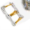 JJPSFDS Rescue Rope Ladder 50ft Emergency Escape
