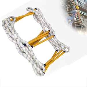 JJPSFDS Rescue Rope Ladder 50ft Emergency Escape
