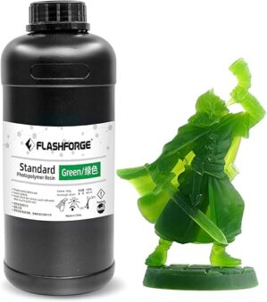 FLASHFORGE Resin 1kg, LCD UV-Fast-Curing, Green