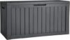 YITAHOME Resin Deck Box, Black, 80 Gallon