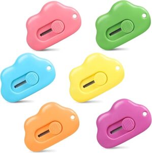 Ecurfu Retractable Mini Utility Knives, 6 Pack