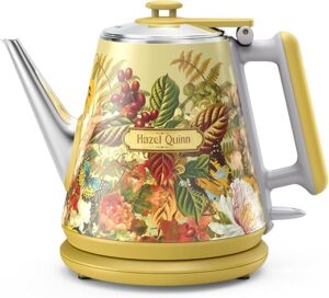 Hazel Quinn Retro Electric Kettle - Stainless Steel
