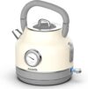 Amaste Retro Electric Kettle With Thermometer