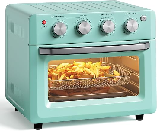 SIMOE Retro Toaster Oven - 19QT Air Fryer Combo