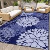 LuxStep Reversible Outdoor Plastic Straw Rug Mat