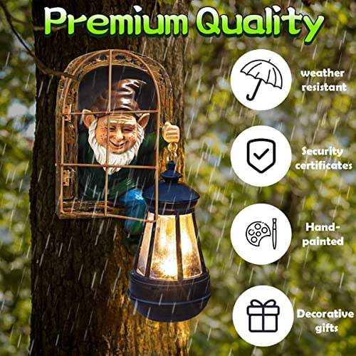 REYISO Fairy Garden Gnomes With Solar Lights - Image 4