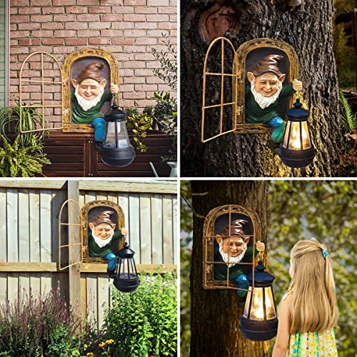 REYISO Fairy Garden Gnomes With Solar Lights - Image 5
