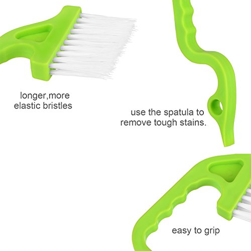Rienar Groove Gap Cleaning Tools Brushes (Green) - Image 4