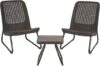 Keter Rio 3 Piece Wicker Patio Furniture Set