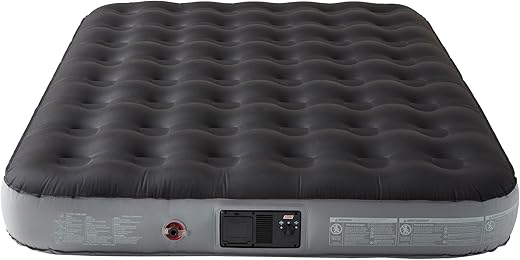 Coleman River Gorge Queen Airbed: Built-in Pump