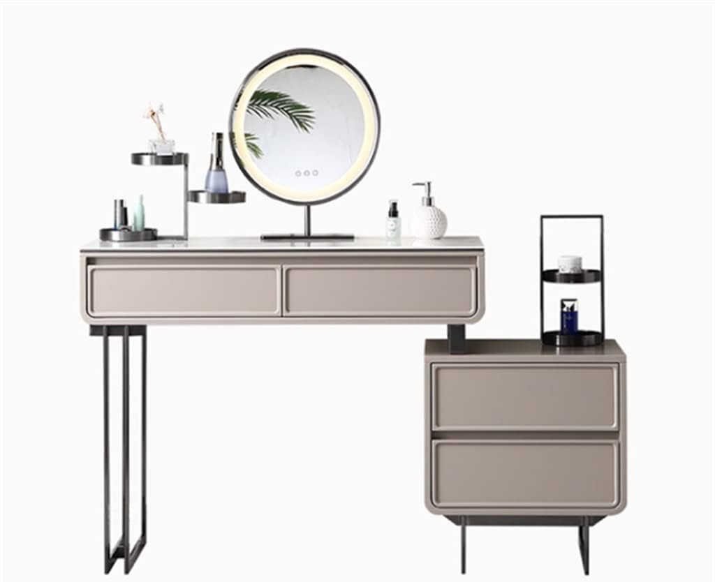 Suuim Rock Slab Dresser With Retractable Cabinet